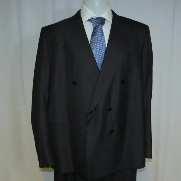 Ermenegildo Zegna Su Misura Esclusively Trofeo 600 Double Breasted Suit 52R